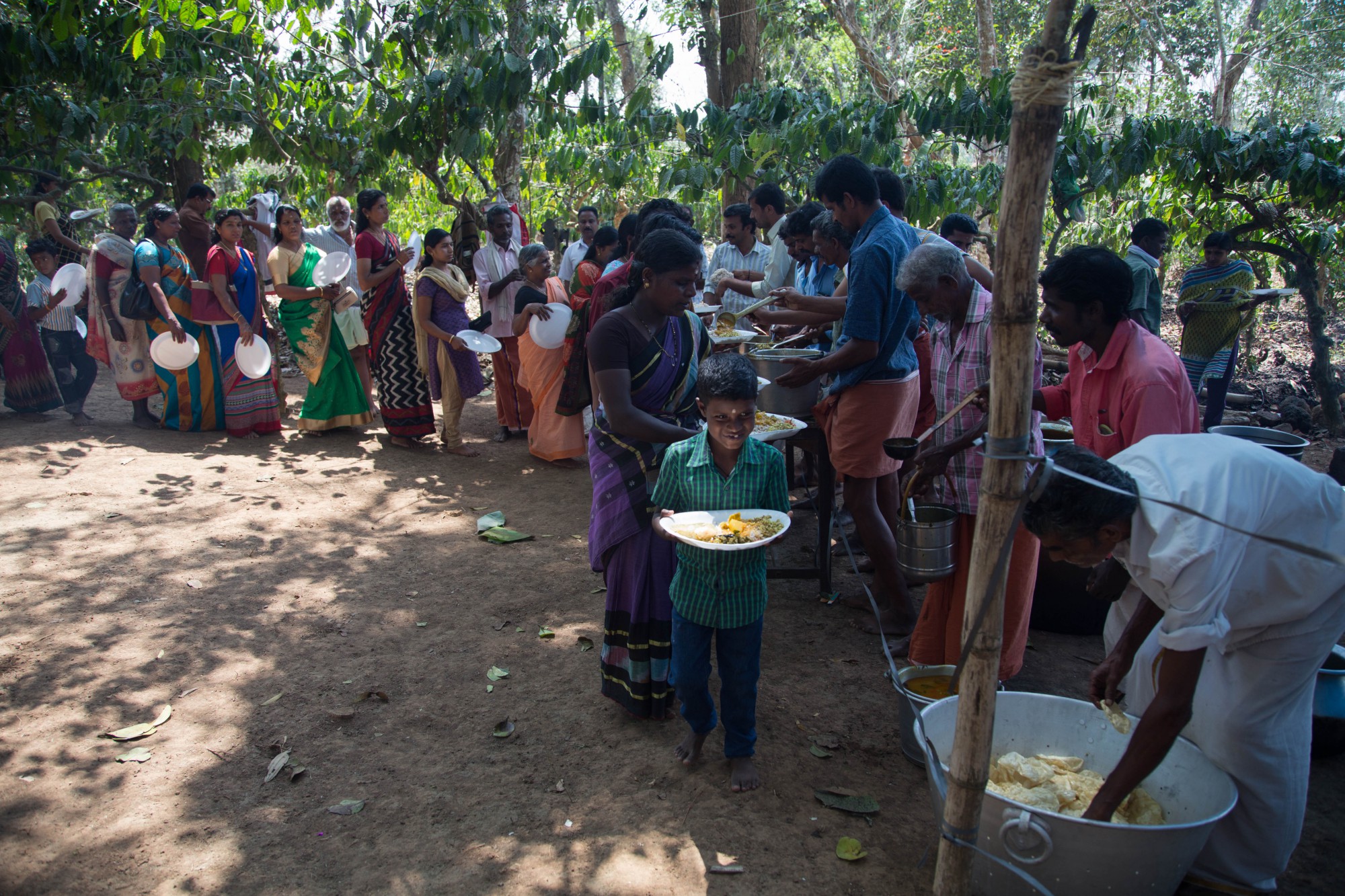 All the farming families in the area gather to pray for an abundant season. The festival culminates in a giant feast.