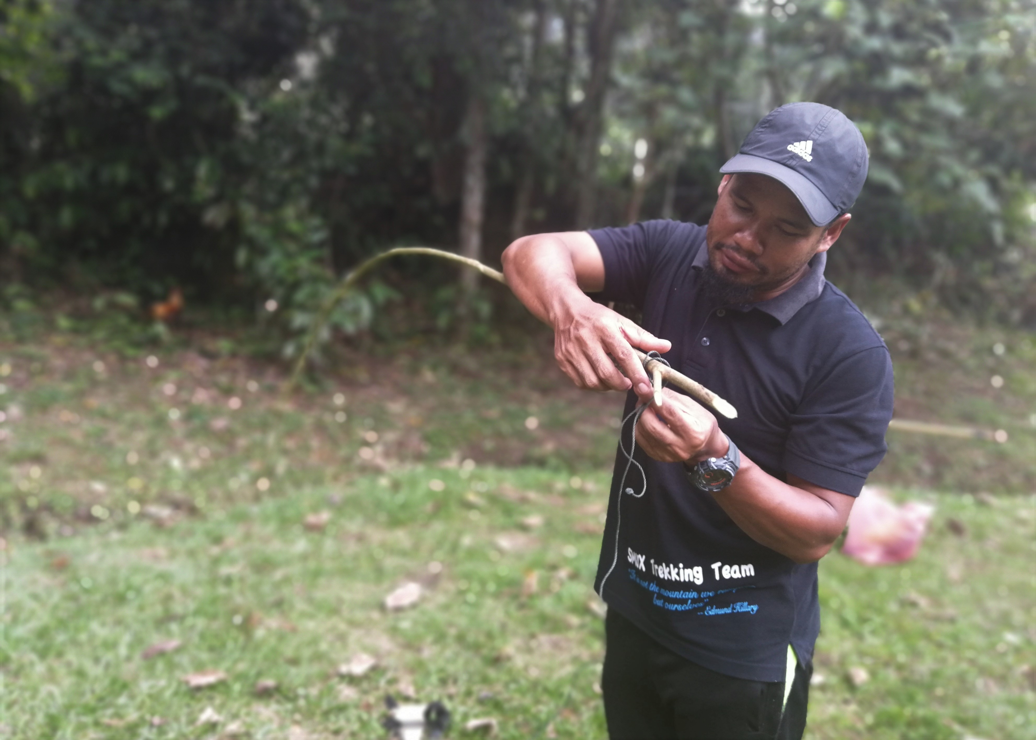 When you stay with the Semai, guides like Insan will show you traditional practices and activities that have remained intact for centuries, such as how to build a trap for hunting animals.